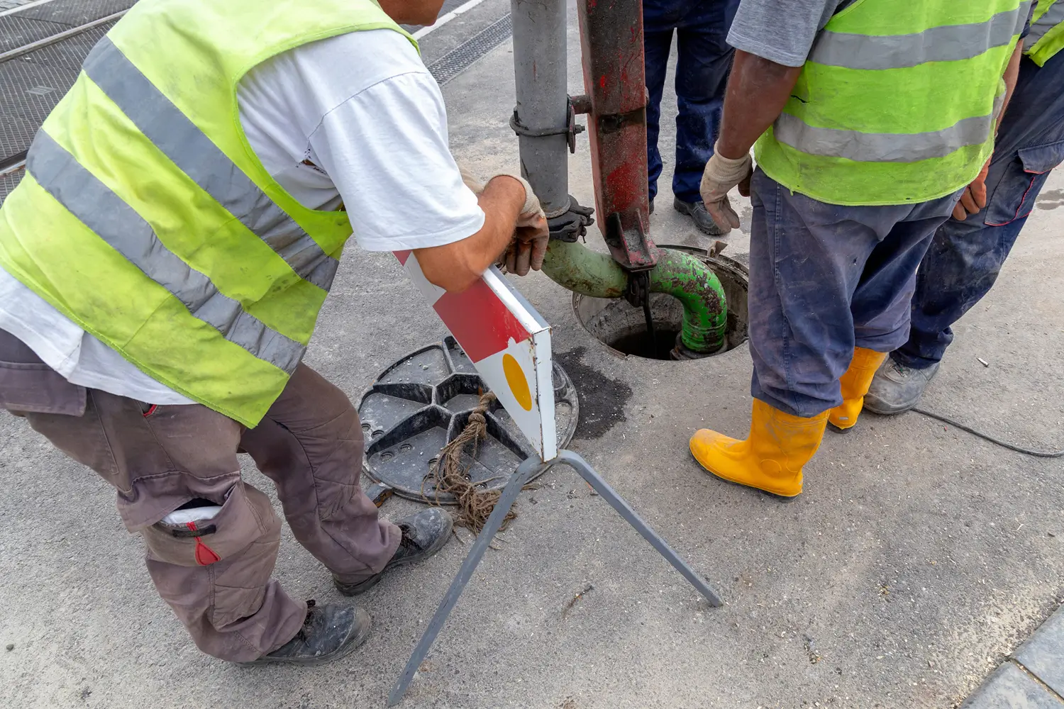 CCTV drain survey inspection in East Finchley